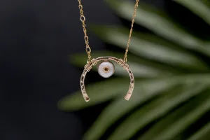 Half Moon Puka Necklace