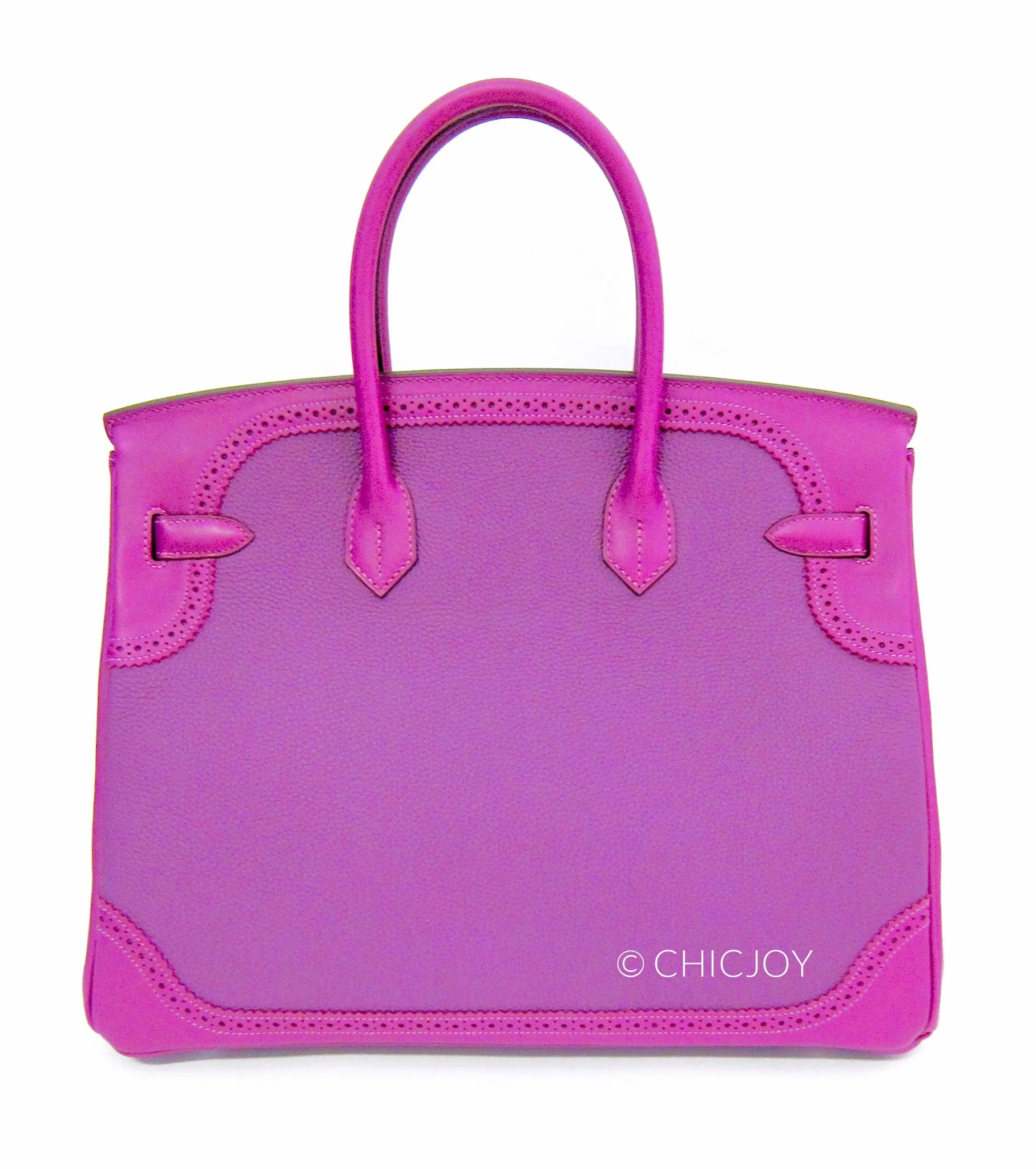 Hermes Anemone Ghillies Birkin 35cm PHW