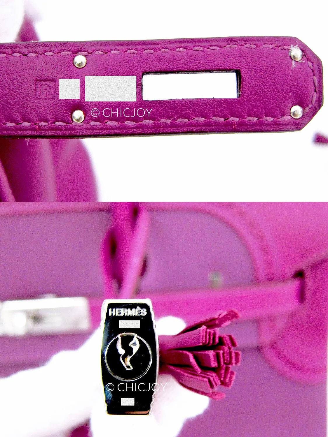 Hermes Anemone Ghillies Birkin 35cm PHW