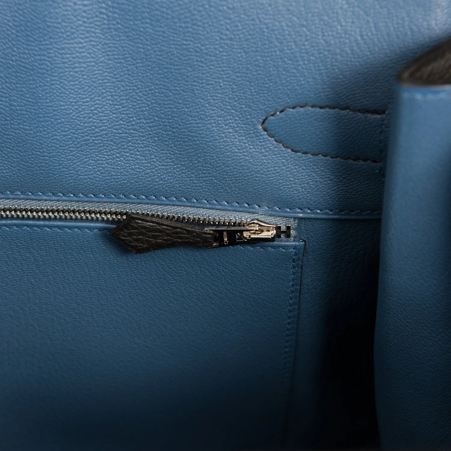 Hermes Black Blue Agate Verso 35cm Togo Birkin Limited Edition