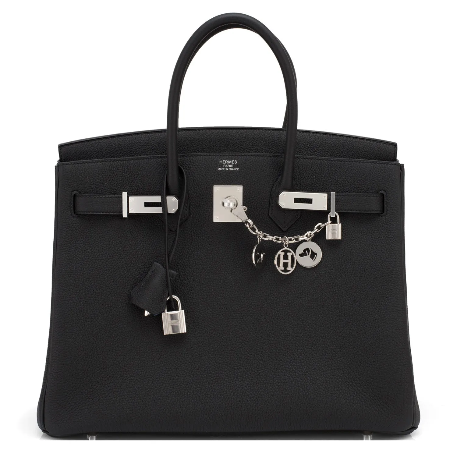 Hermes Black Blue Agate Verso 35cm Togo Birkin Limited Edition