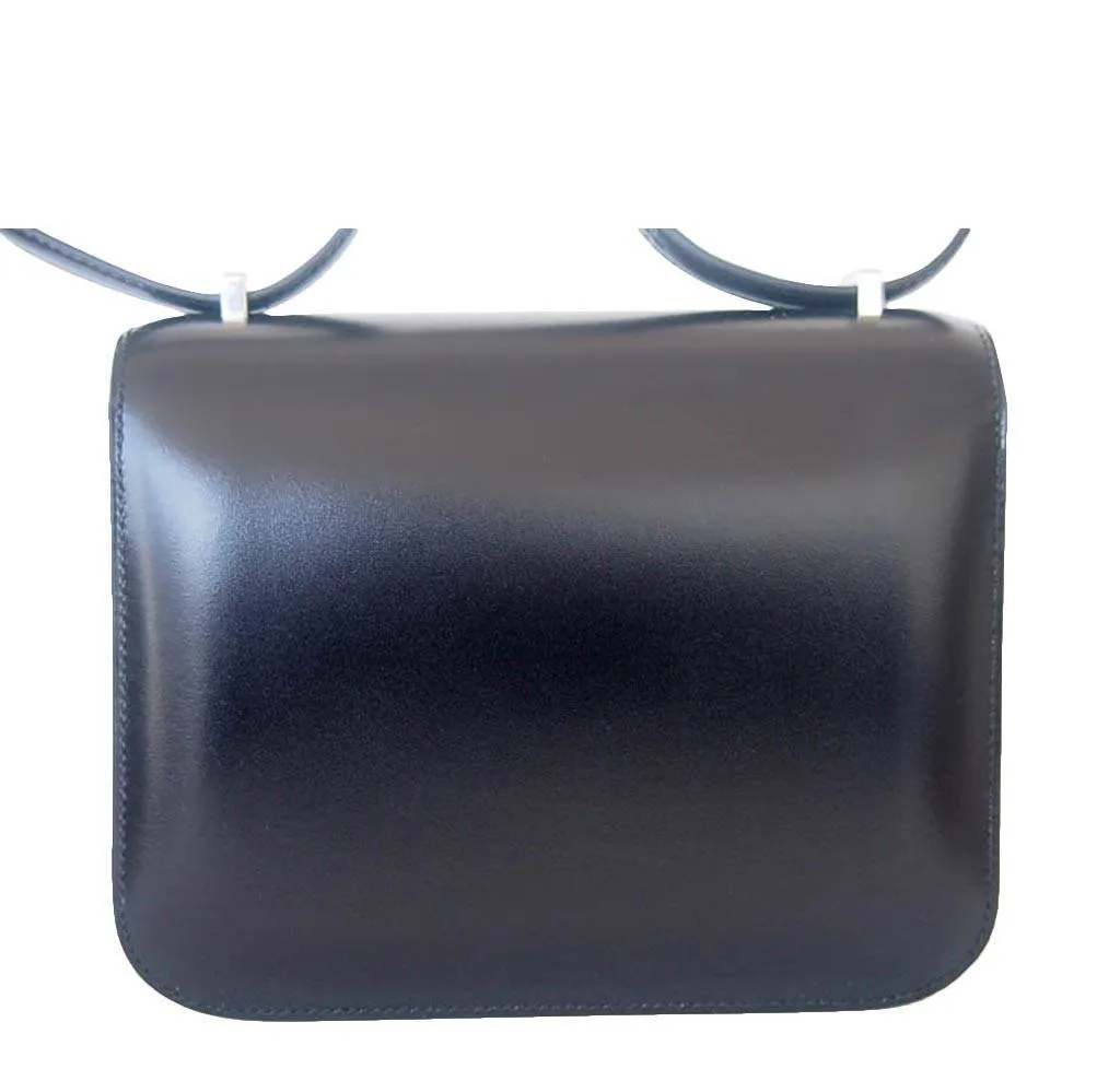 Hermès Constance Mini Black Lizard Buckle Bag