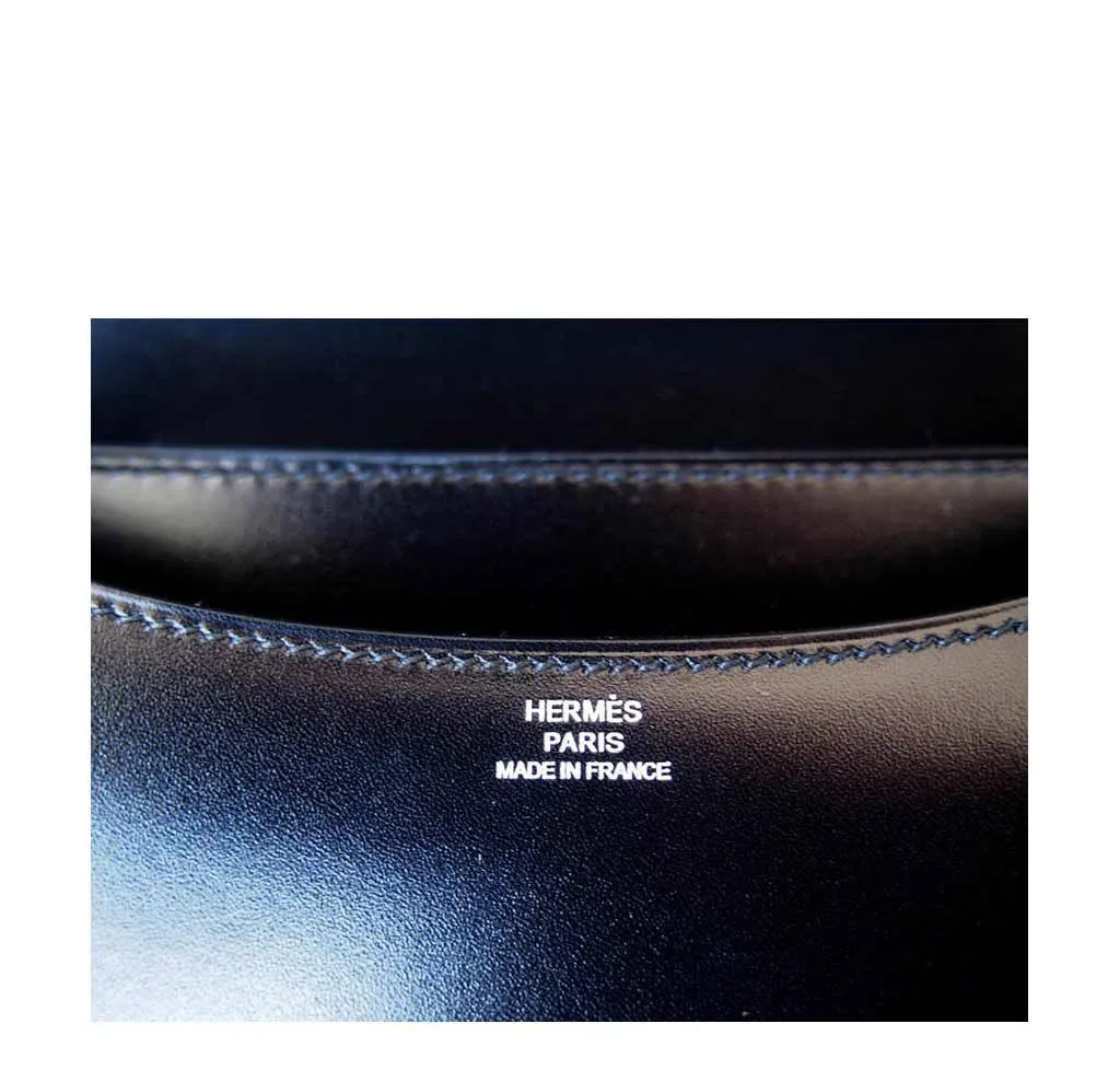 Hermès Constance Mini Black Lizard Buckle Bag