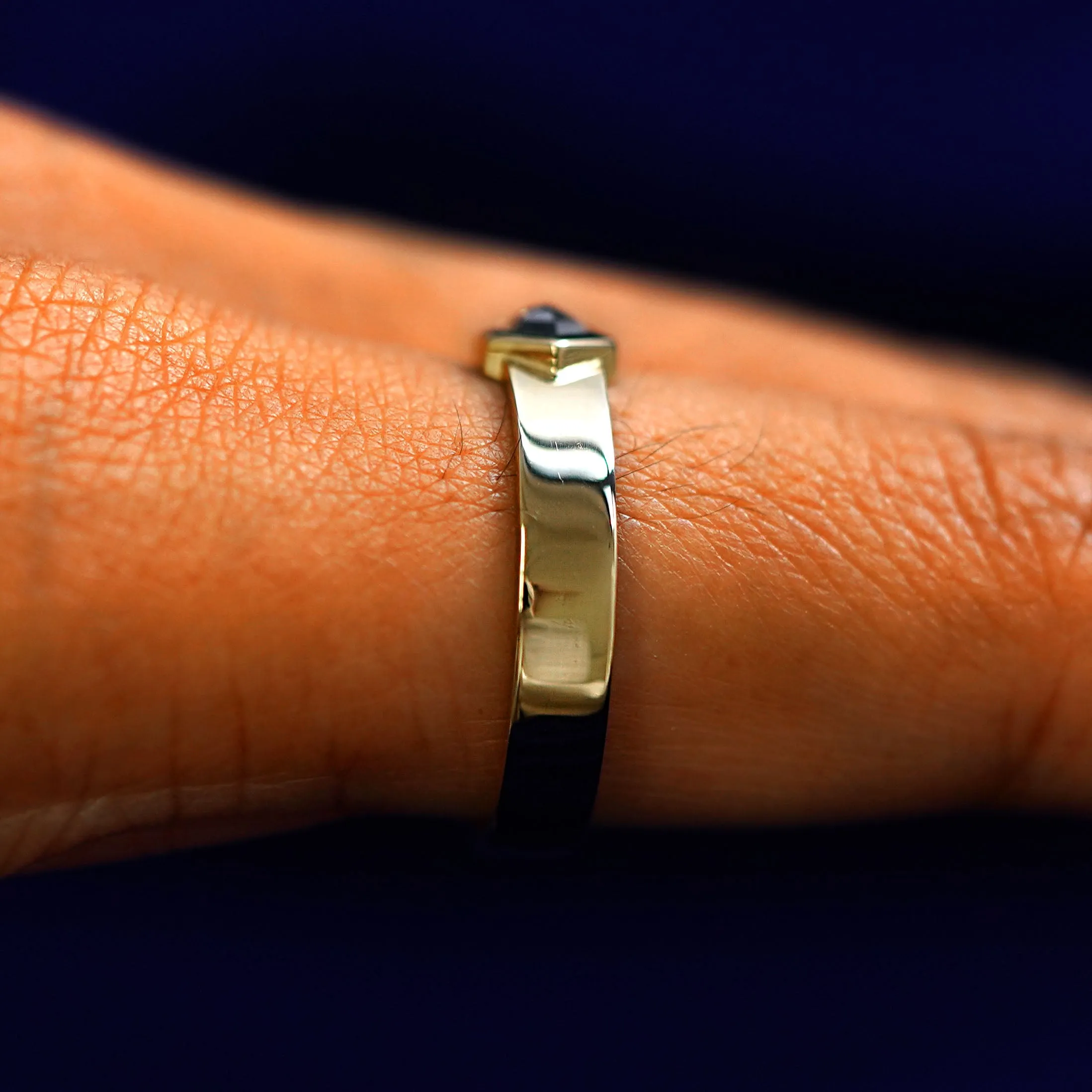 Hexagon Diamond Band