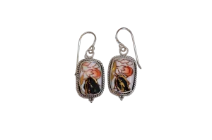 Hint of Orange Earrings