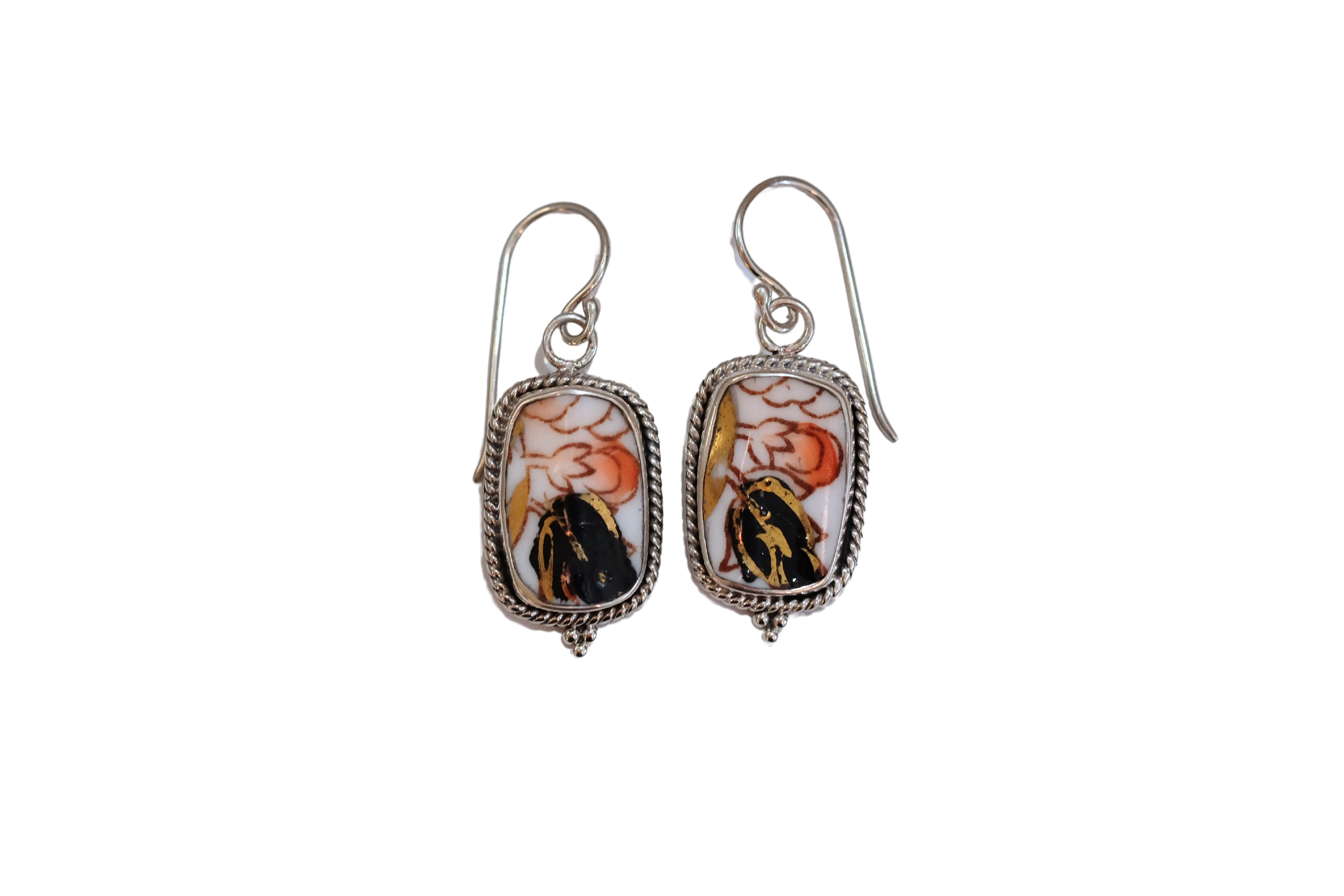 Hint of Orange Earrings