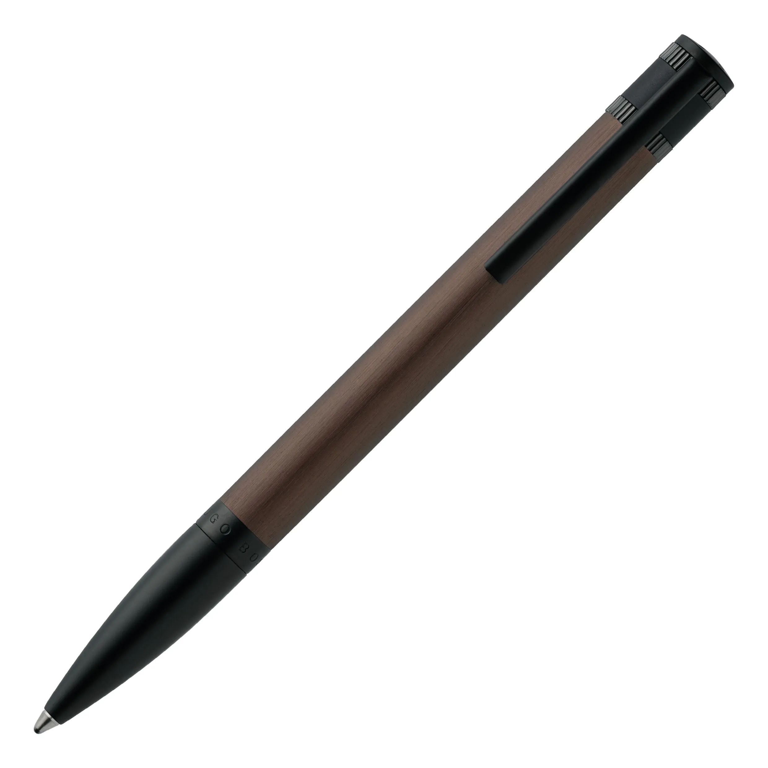 HUGO BOSS HST0034T-Ballpoint pen Explore Brushed Khaki