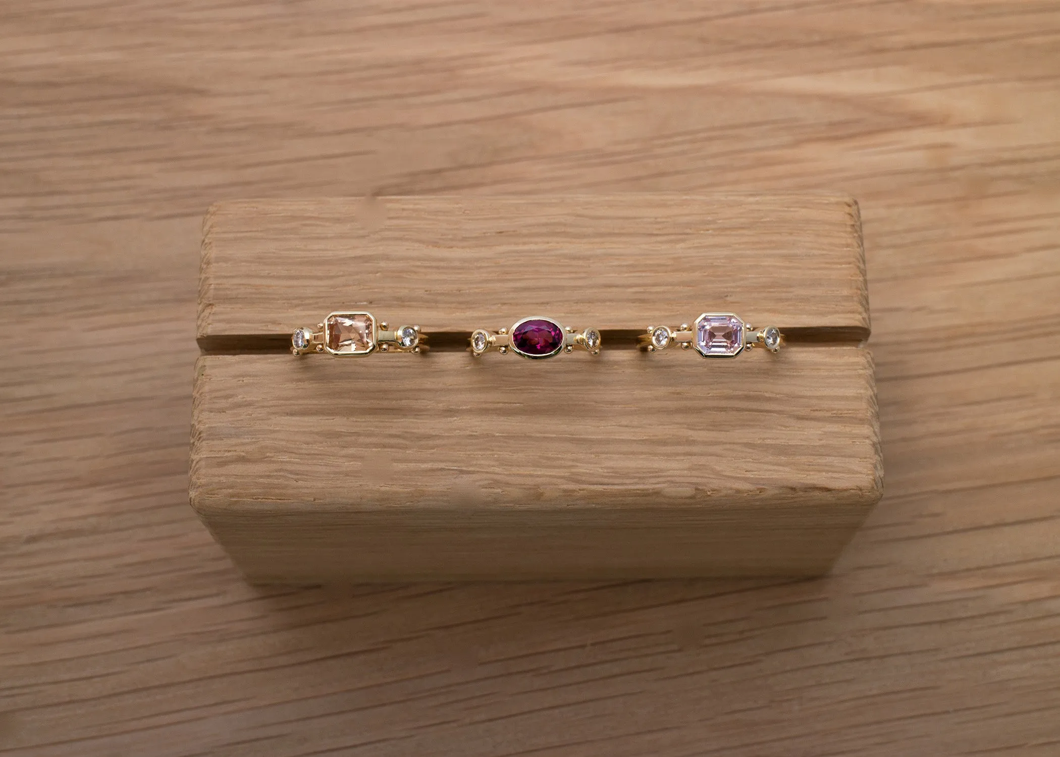 In Stock | Oval Tawoma Rhodolite Garnet Kaori Ring