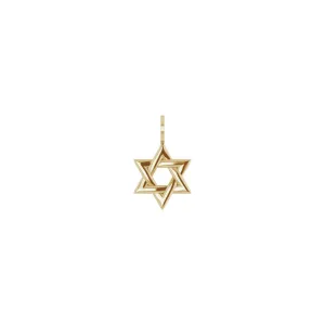 Intertwined Star of David Pendant