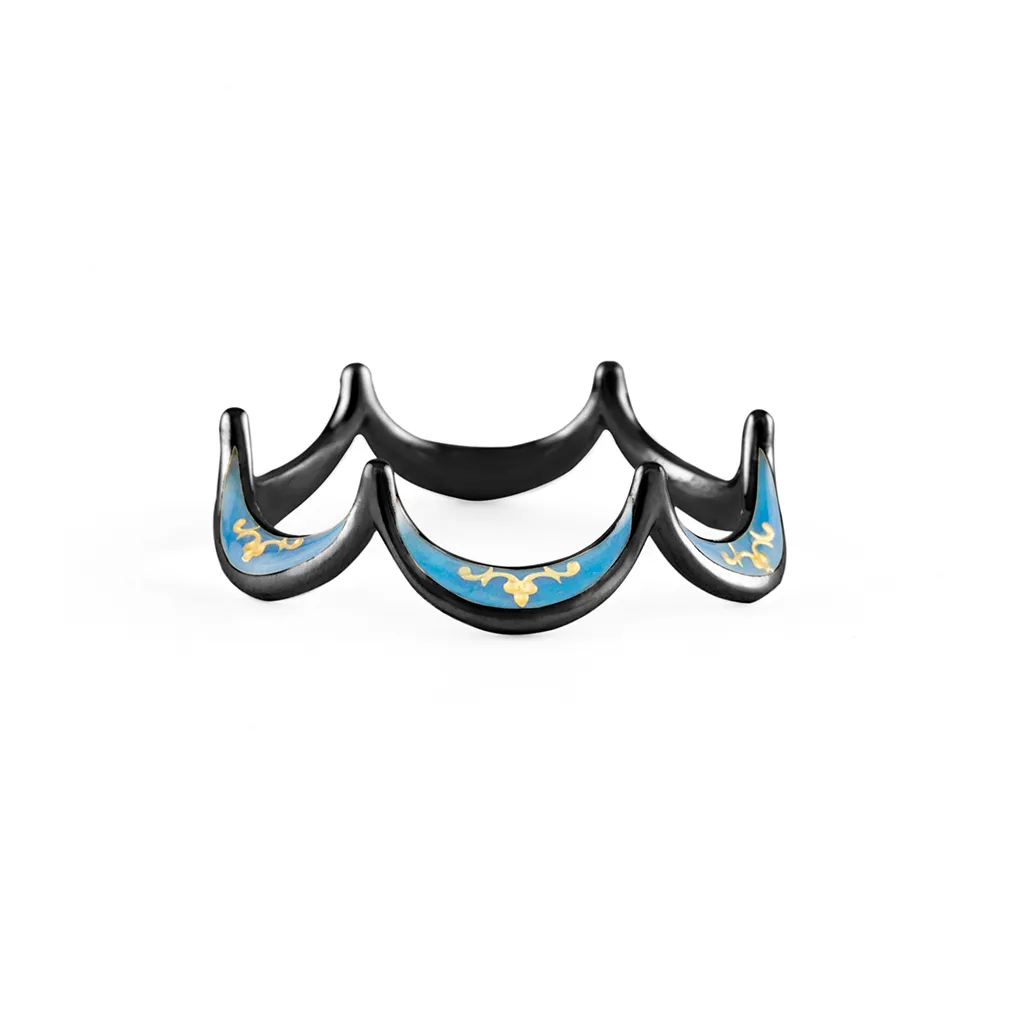 Jado Flora - Ebony Turquoise