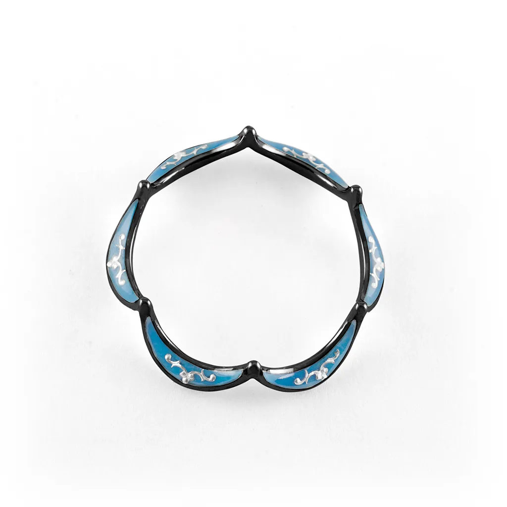 Jado Flora - Ebony Turquoise