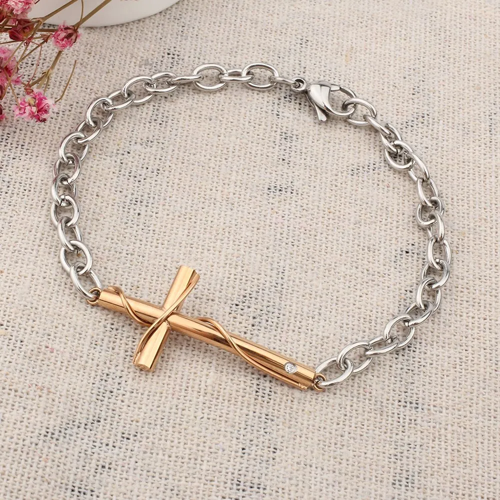 Jesus Cross Charms Bracelets