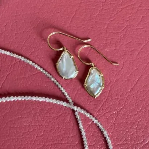 Keshi Pearl Drop Earrings