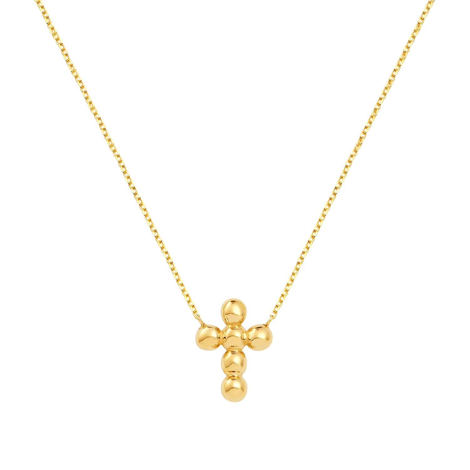 Kids Bubble Cross Necklace