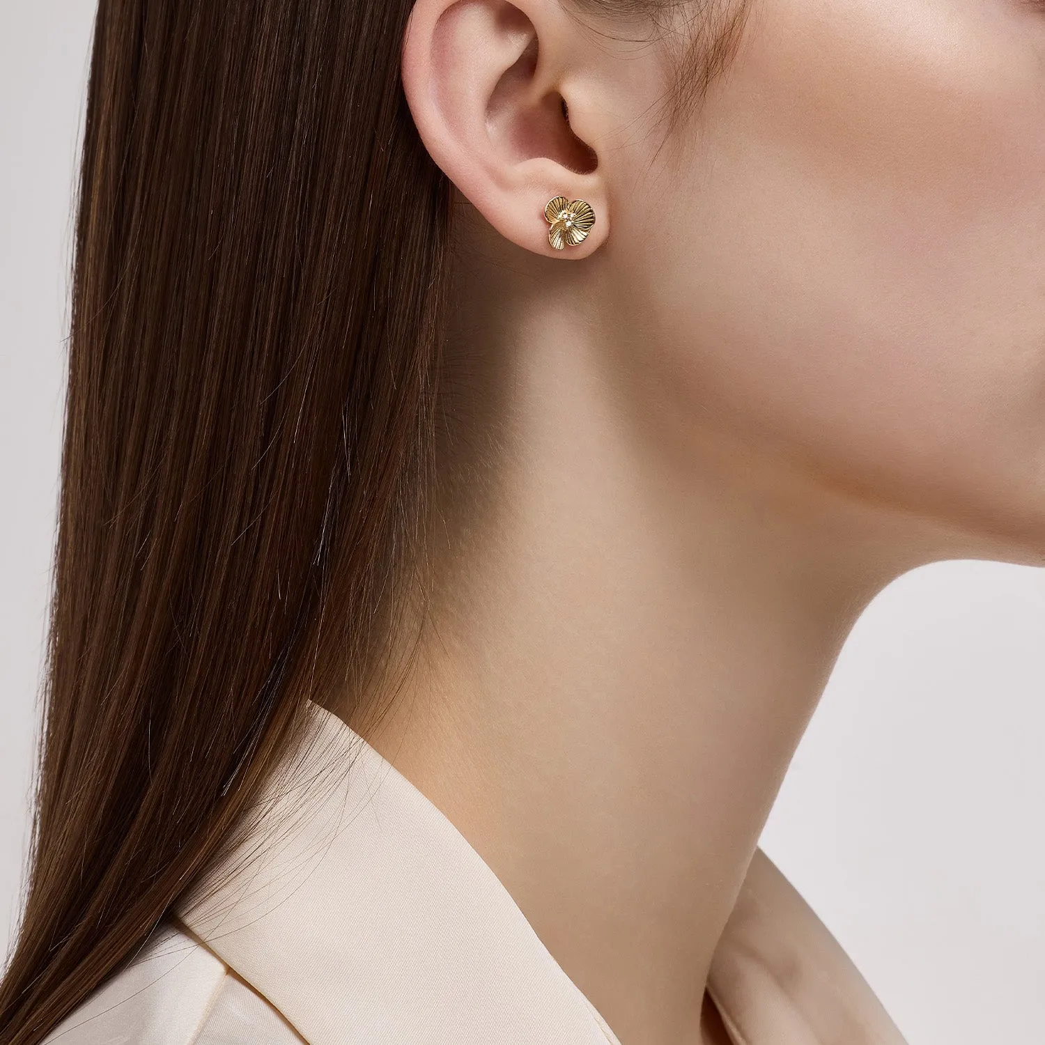 La D.D Gold One-sided Earring JDDEG5S044S