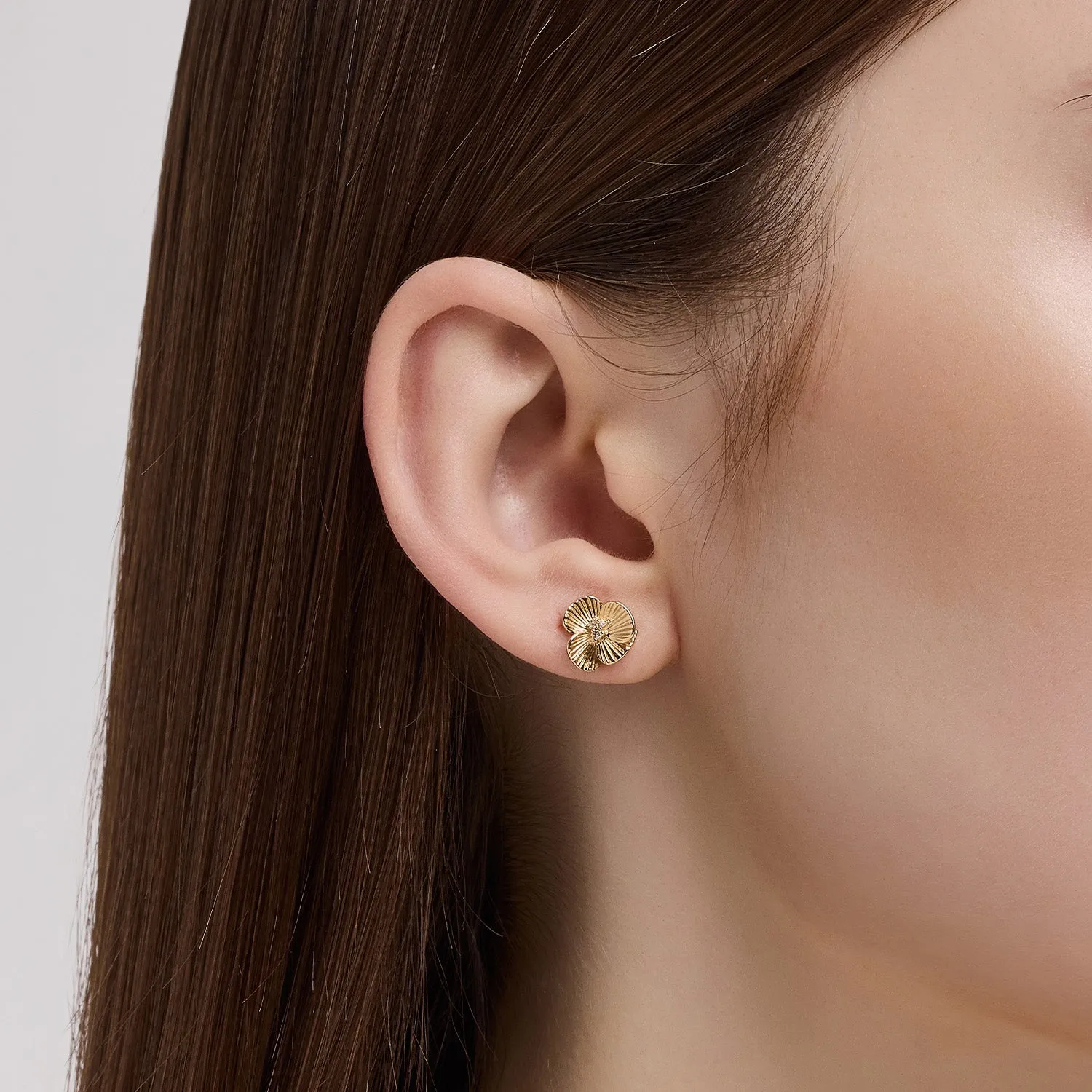 La D.D Gold One-sided Earring JDDEG5S044S