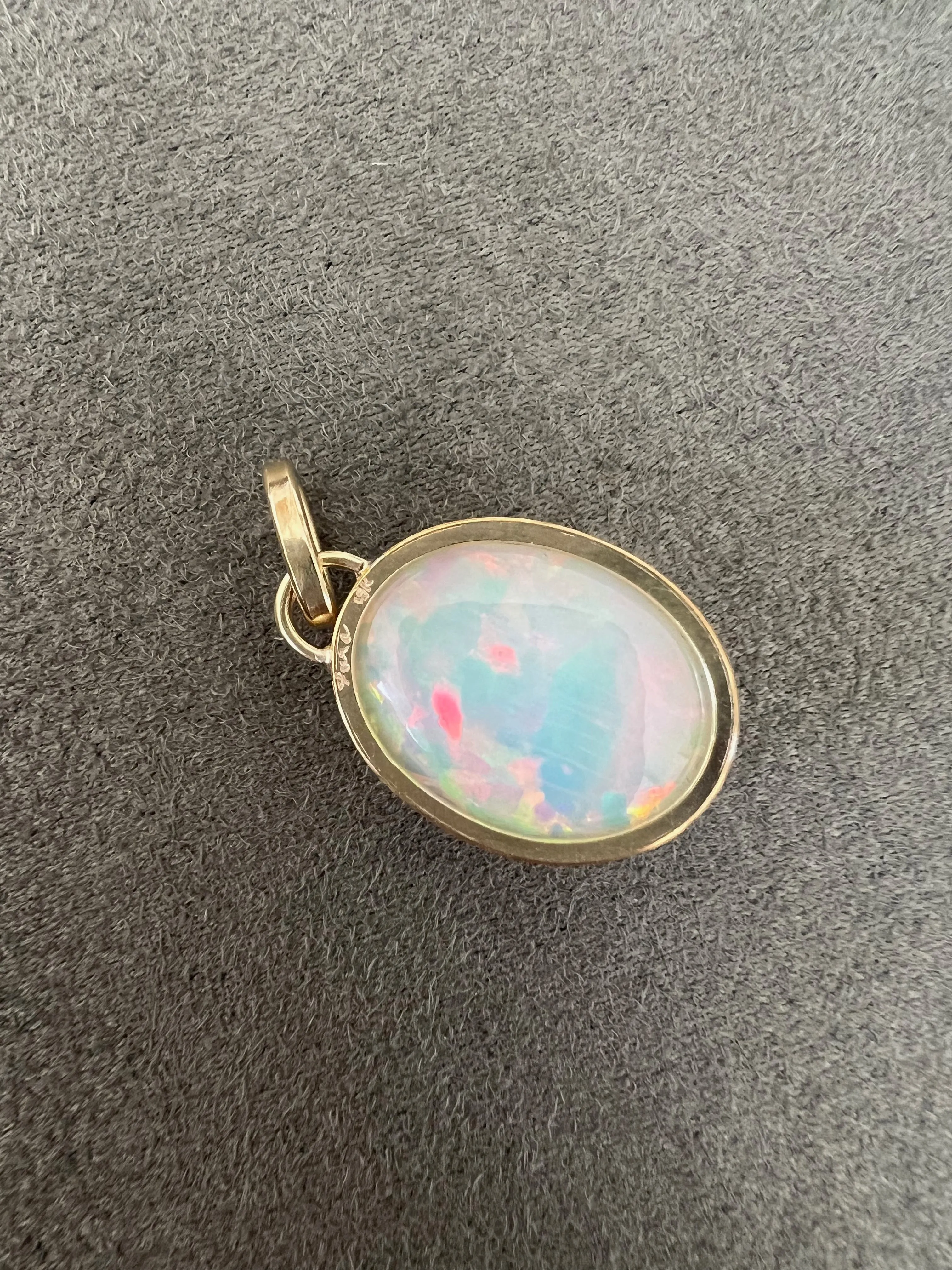 Large Scarab Opal Pendant