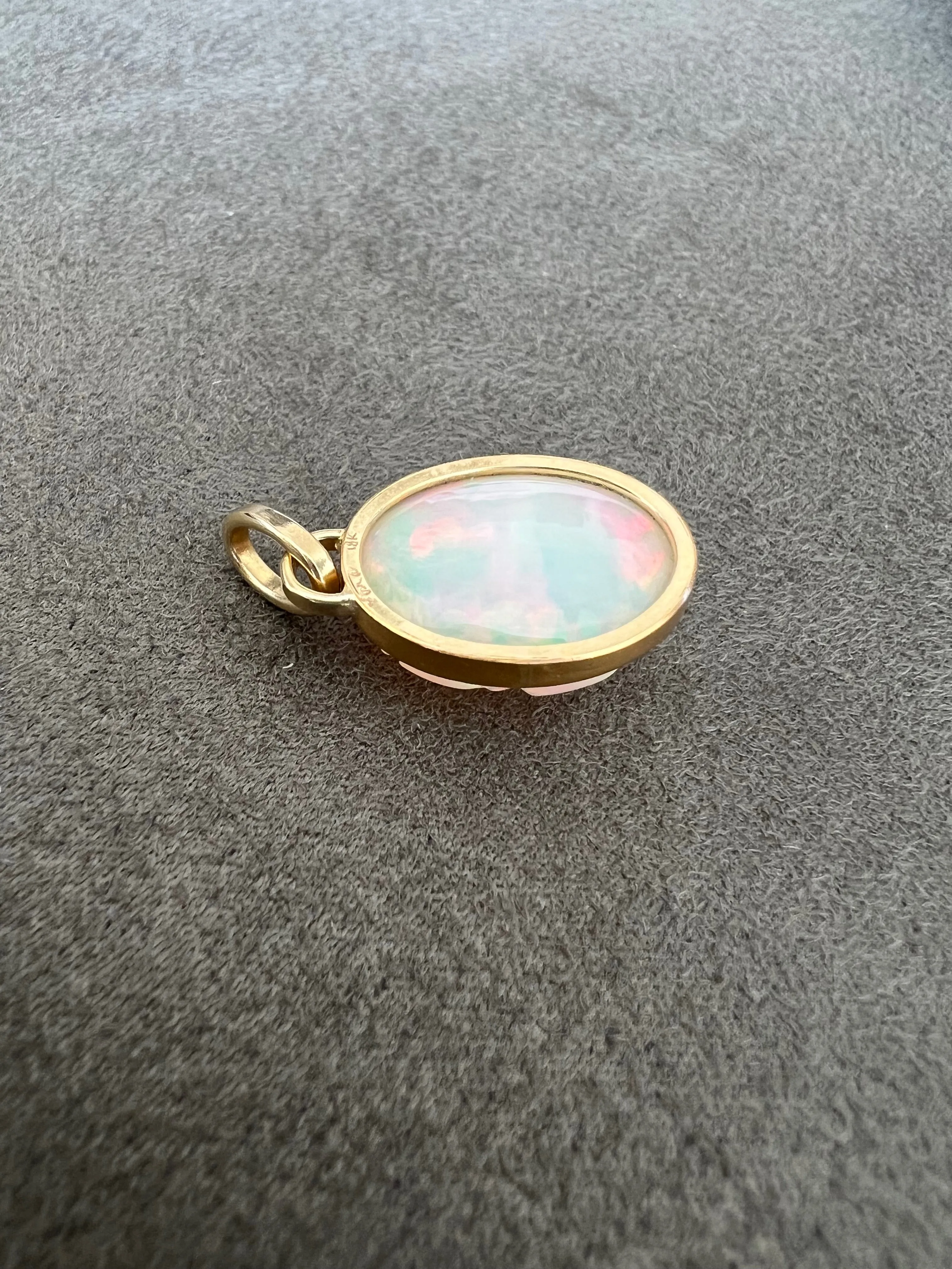 Large Scarab Opal Pendant
