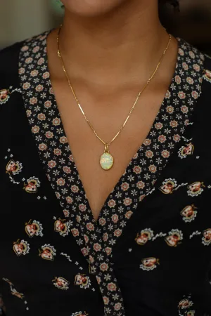 Large Scarab Opal Pendant