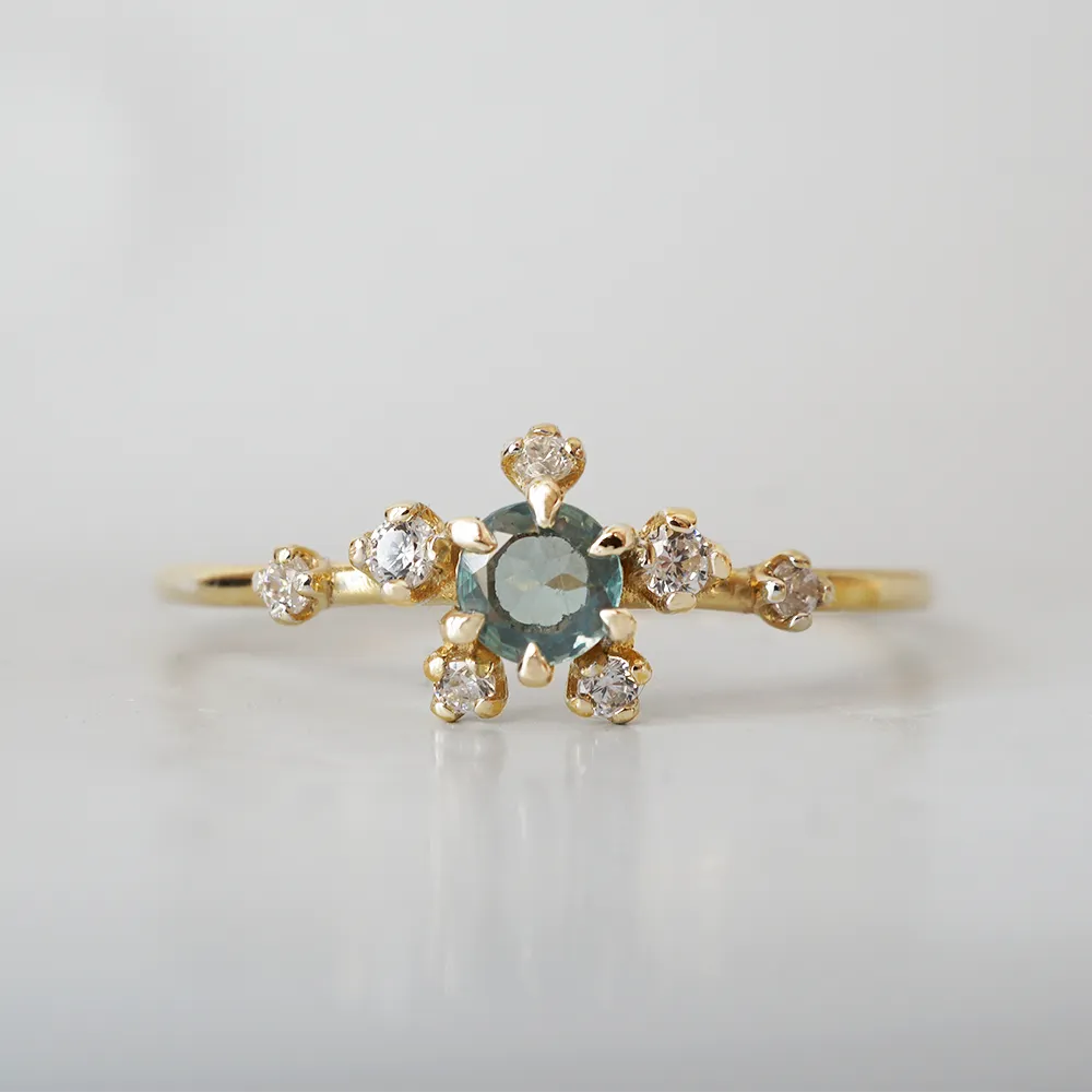 Limited Edition: 14K Celestial Alexandrite Diamond Ring