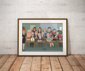Limited Edition: Please Explain Animation Series Classroom Poster