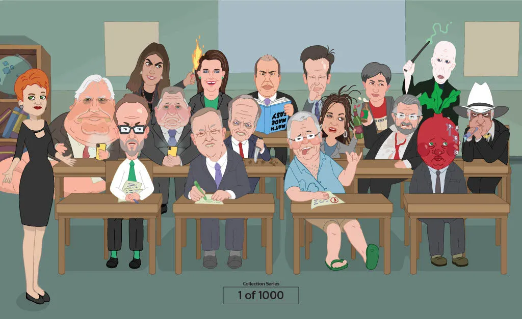 Limited Edition: Please Explain Animation Series Classroom Poster