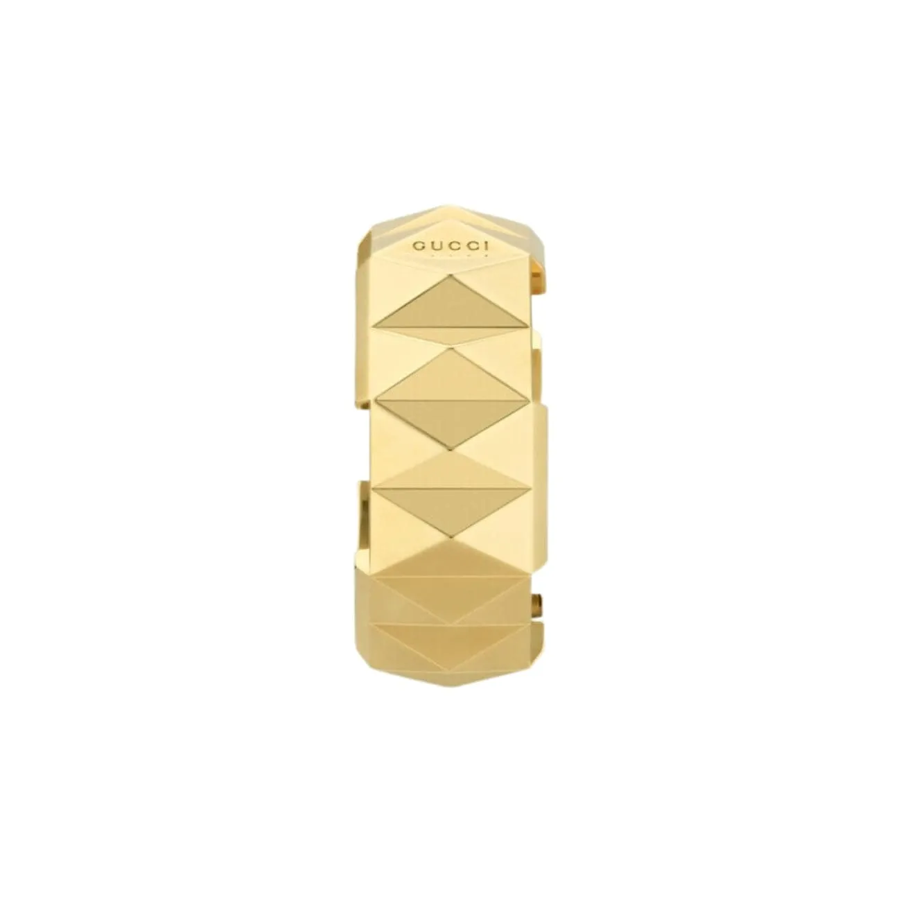 Link To Love 18K Yellow Gold Large Studded Ring