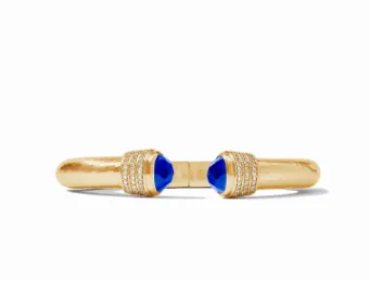 Luna Demi Cuff - Iridescent Sapphire Blue