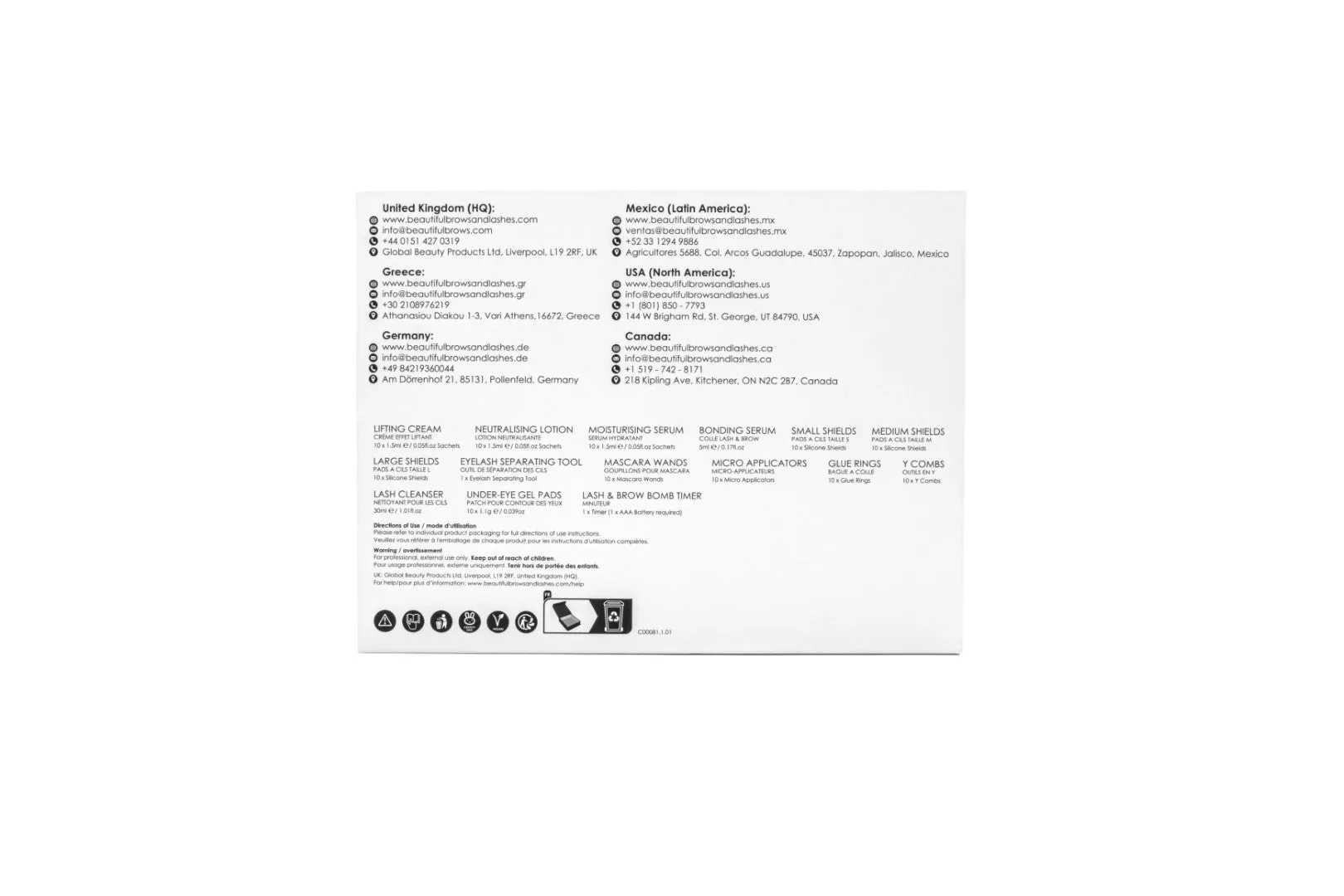 Luxe XXL Duo Lash Lifting and Brow Lamination Kit