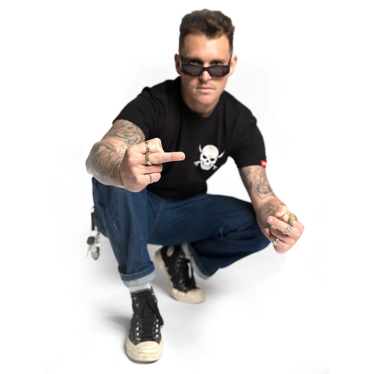 Lyon Herron "Fuck Cancer" Limited Edition Tee - Black