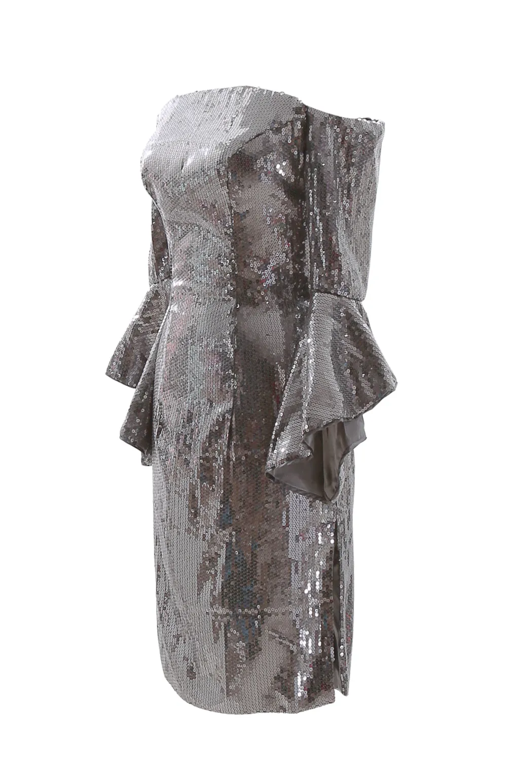 MACloth Bell Sleeve Short Off Shoulder Homecoming Cocktail Dresses for Women