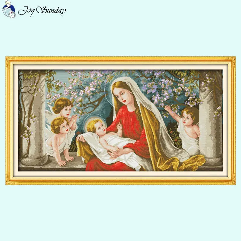 Madonna and Child Counted Cross Stitch Supplies