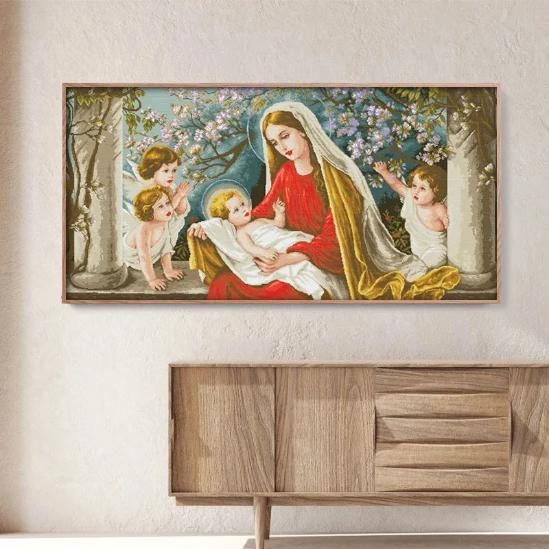 Madonna and Child Counted Cross Stitch Supplies