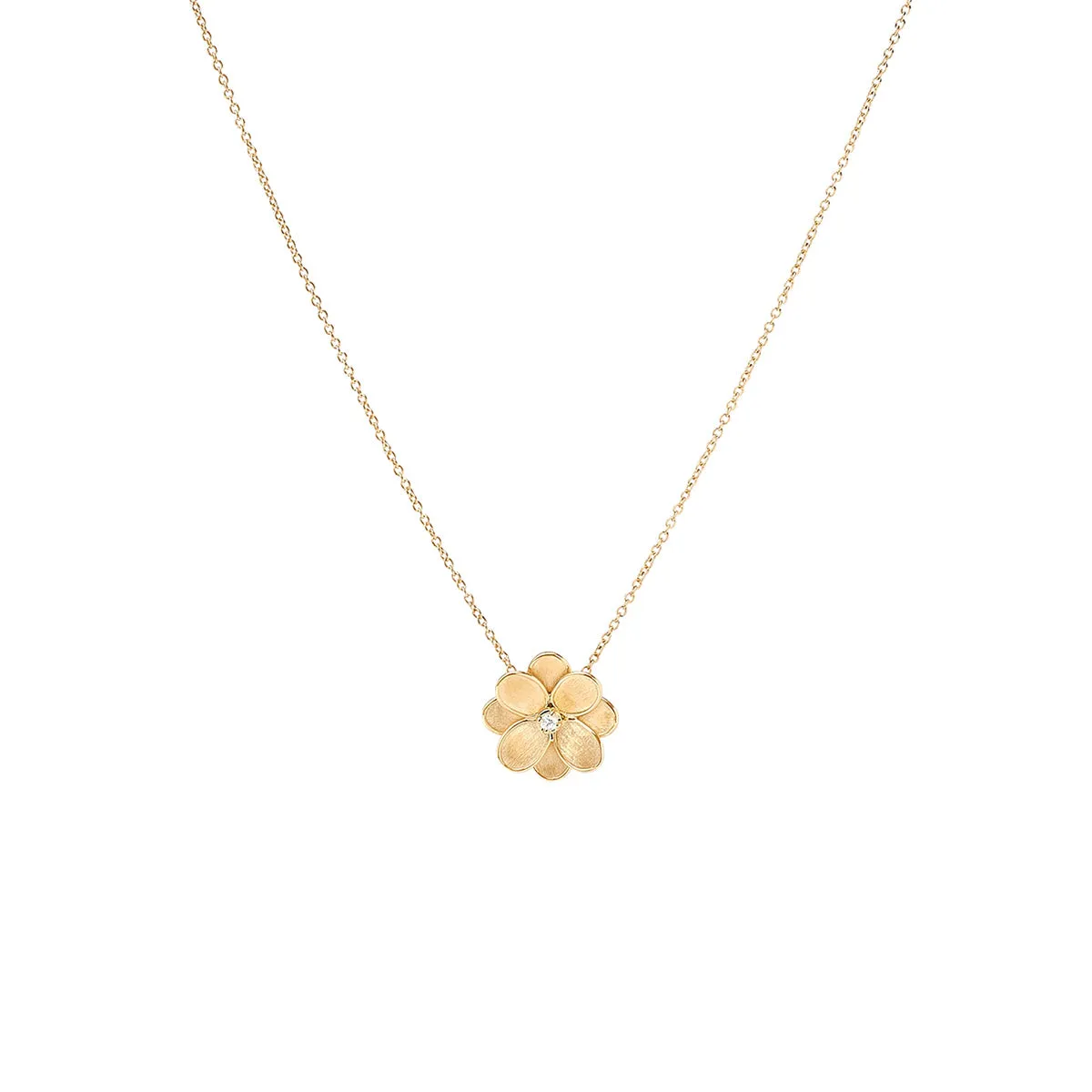 Marco Bicego Petali Flower Pendant Necklace with Diamonds