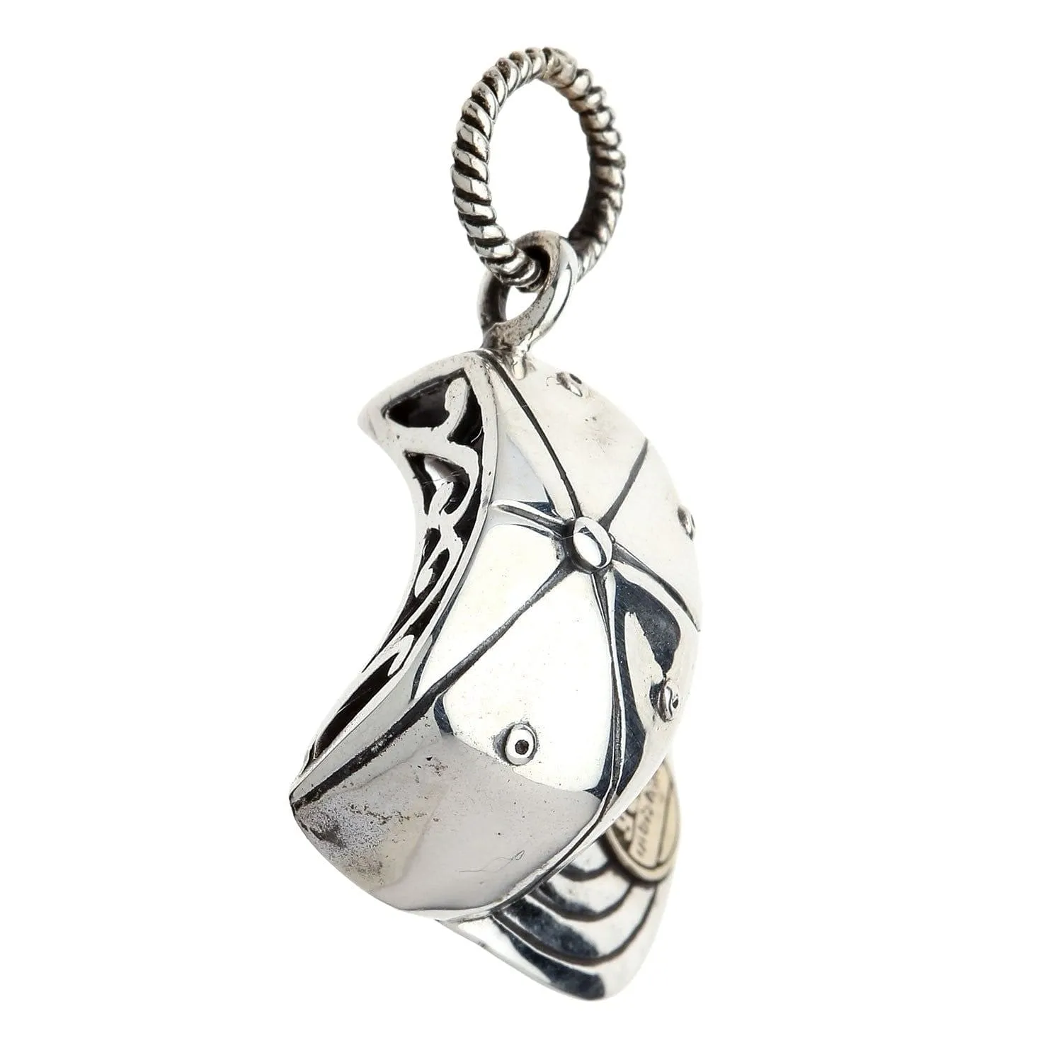 Marijuana Leaf Cap 925 Sterling Silver Pendant