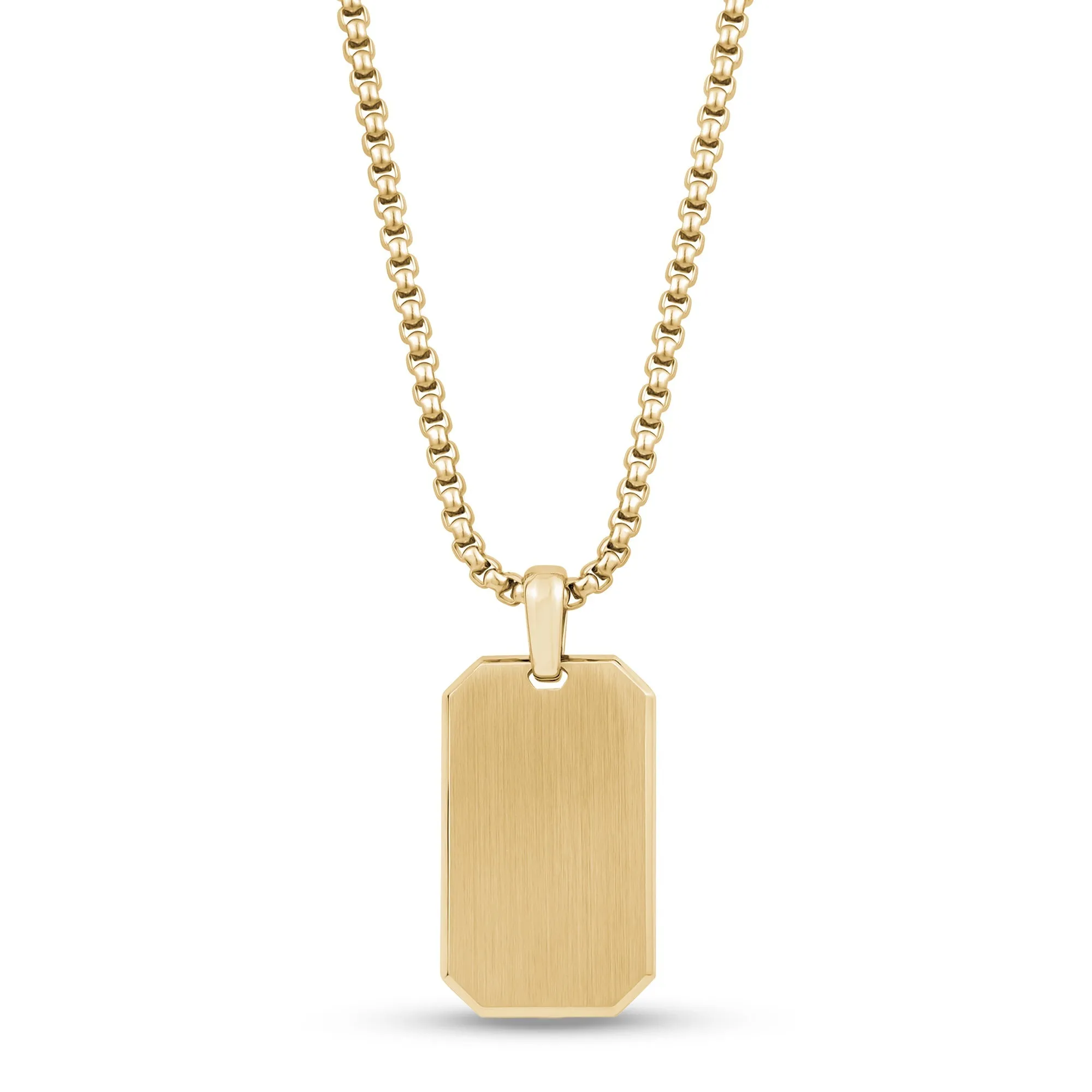 Matte Modern Dog Tag