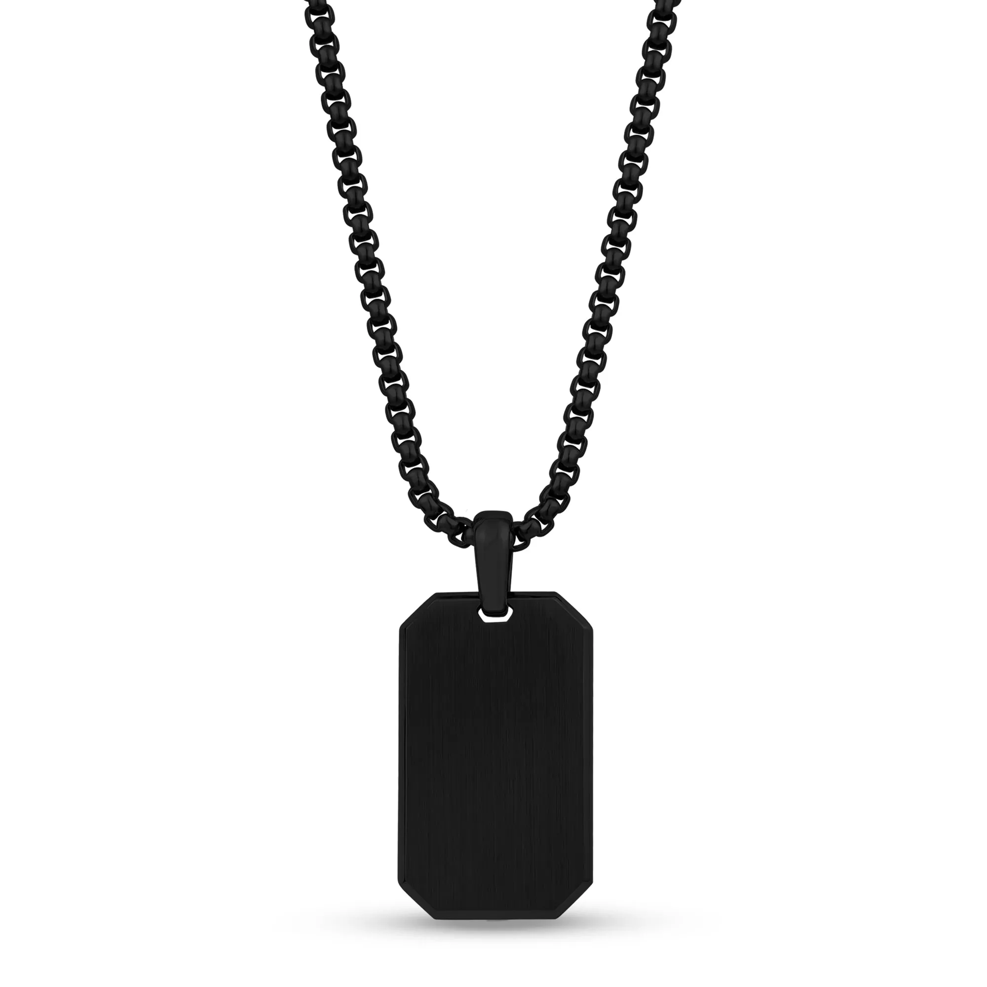 Matte Modern Dog Tag