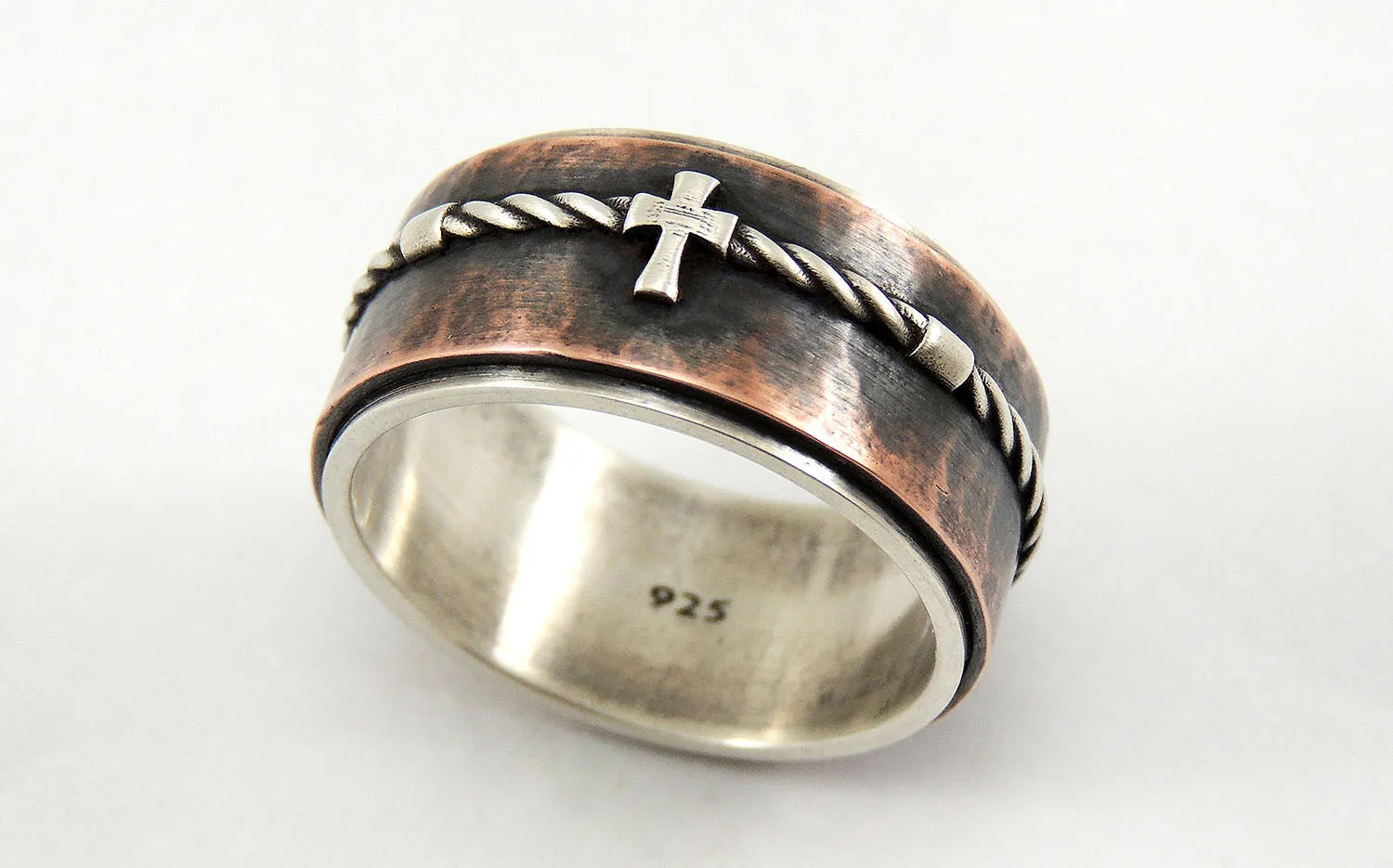 Mens religious ring catholic