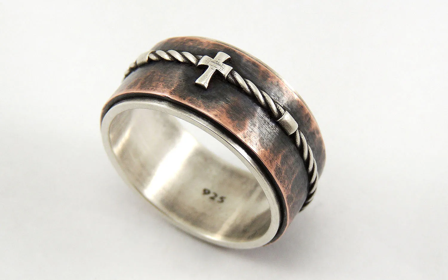 Mens religious ring catholic