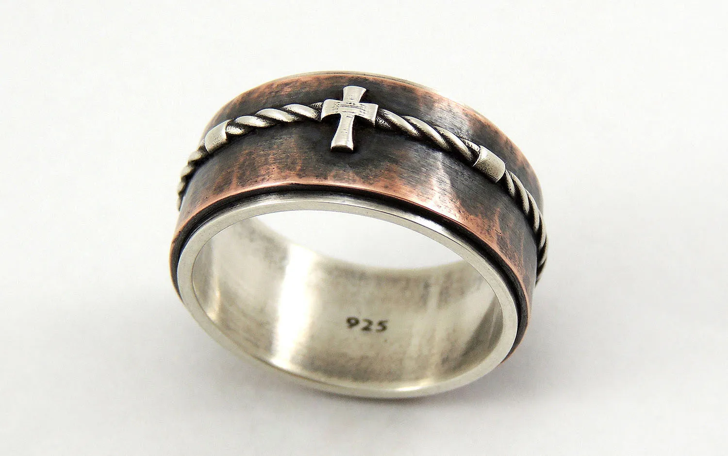 Mens religious ring catholic