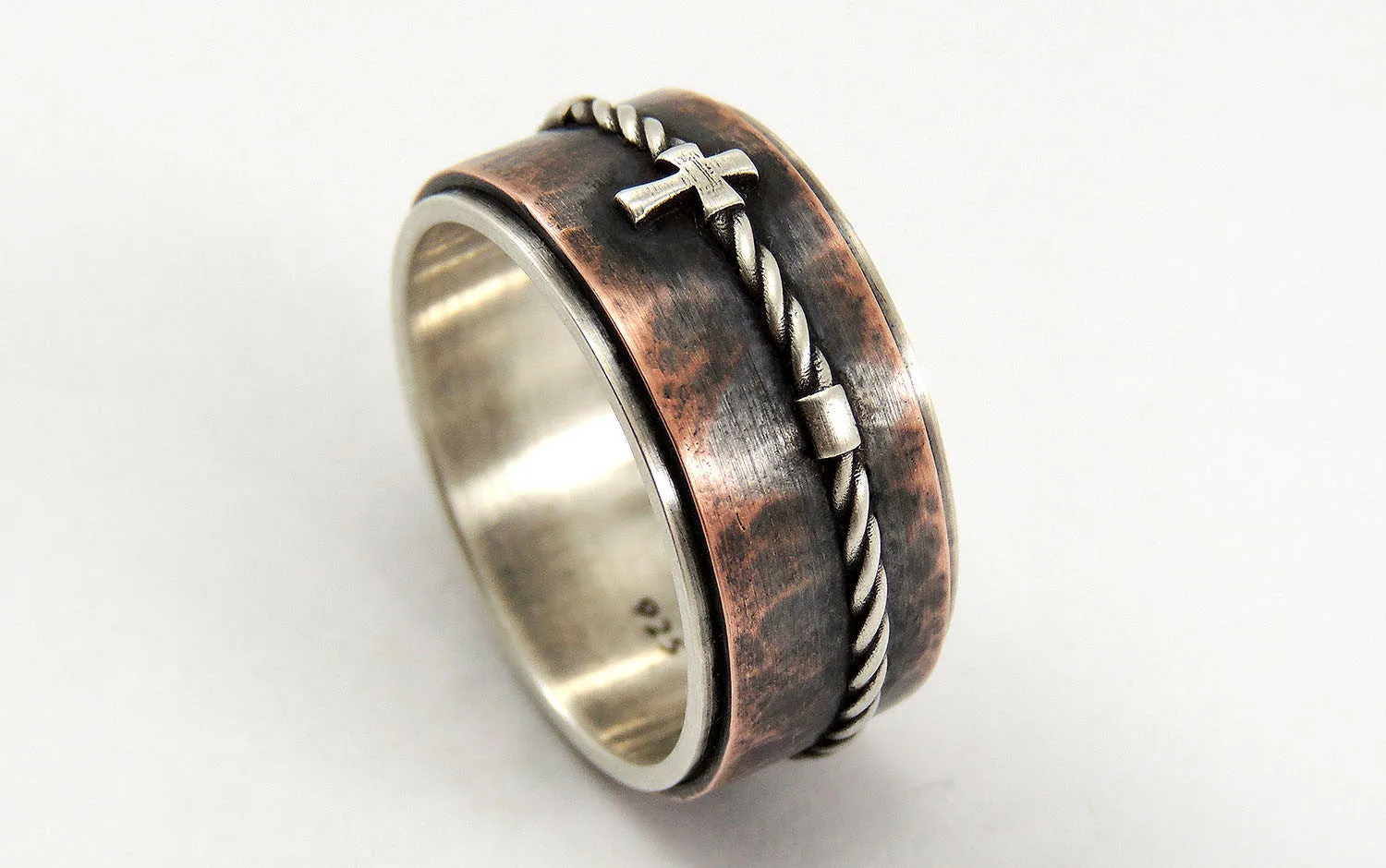 Mens religious ring catholic