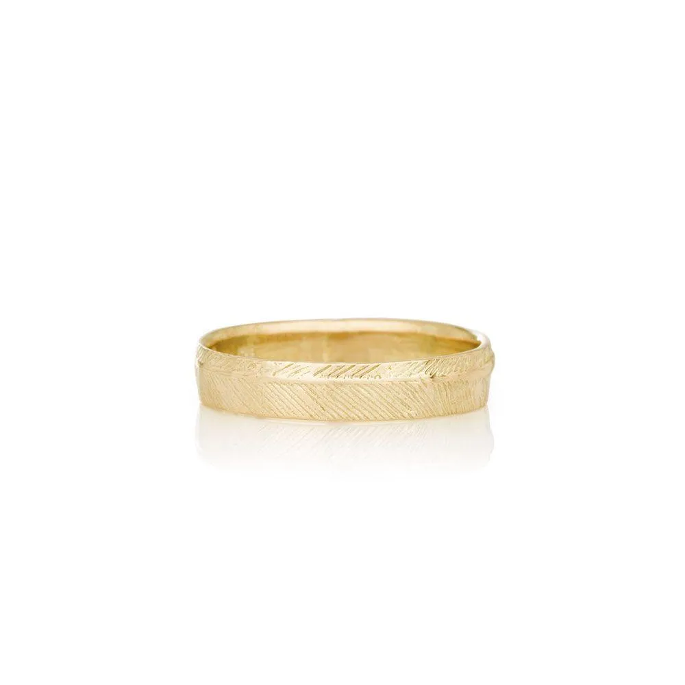 Men's solid gold ring
