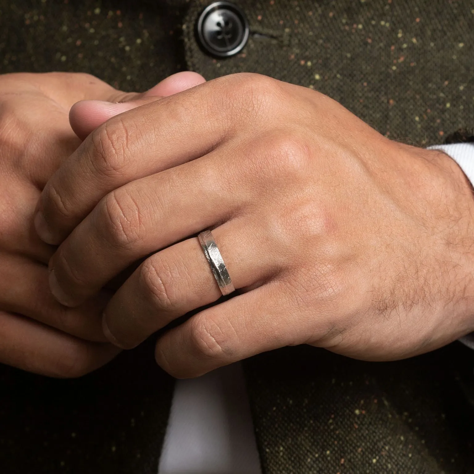 Men's wedding ring - SWAN
