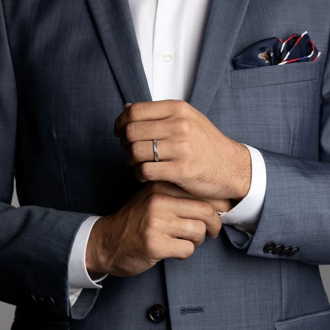 Men's wedding ring - SWAN