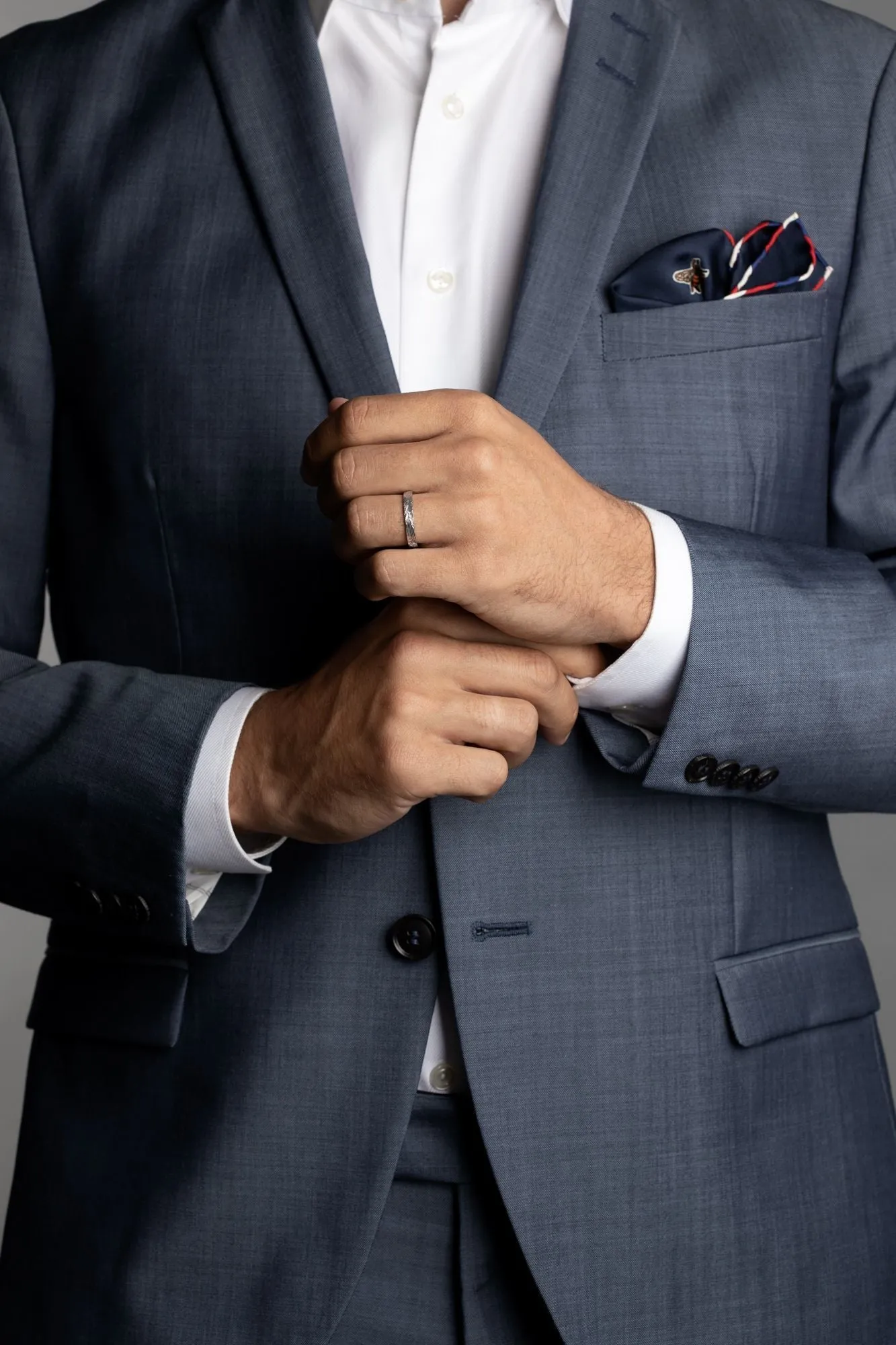 Men's wedding ring - SWAN