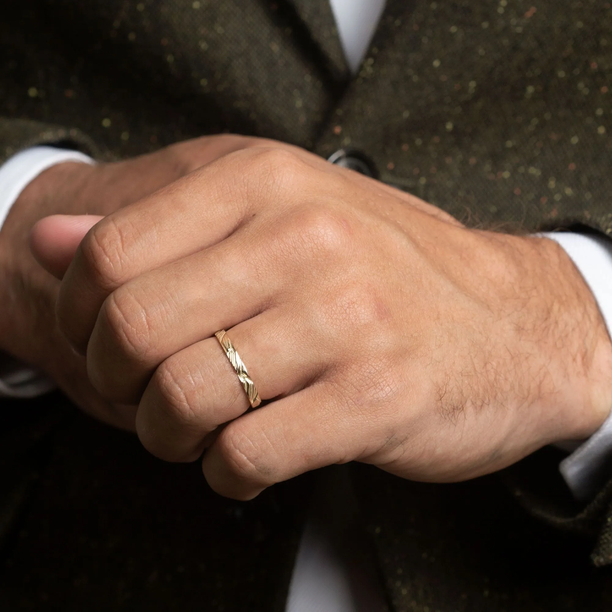 Men's wedding ring - SWAN