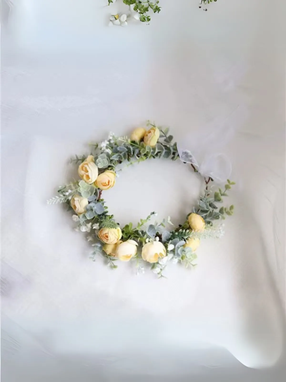 Midsummer Flower and Leaf Halo