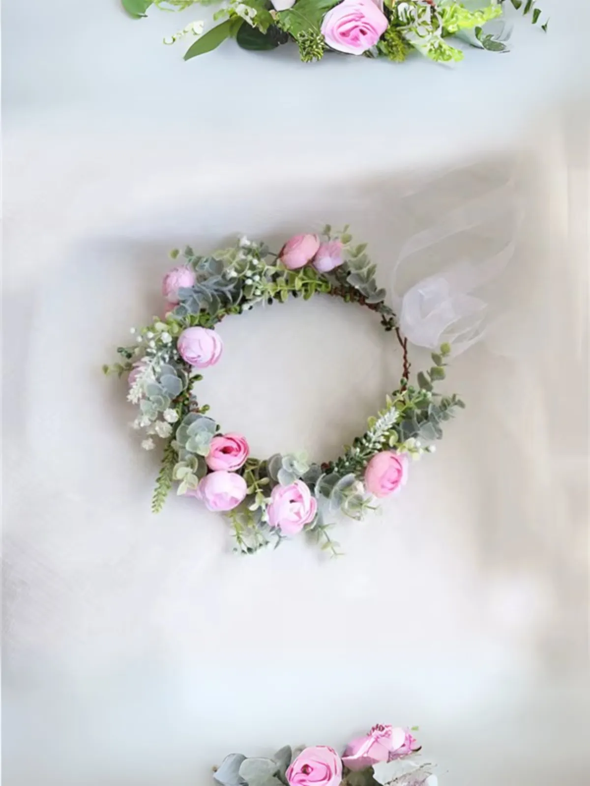 Midsummer Flower and Leaf Halo