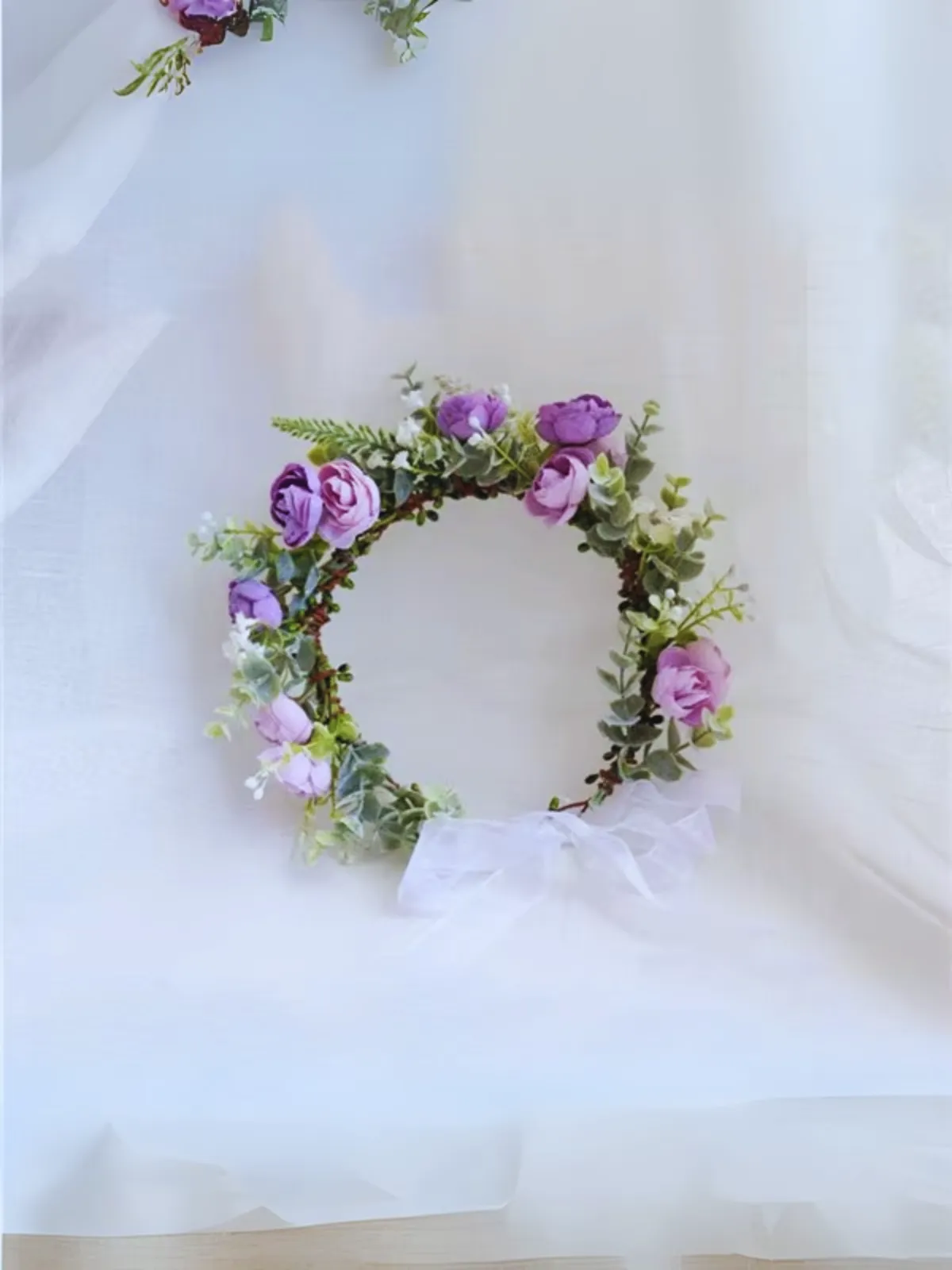 Midsummer Flower and Leaf Halo