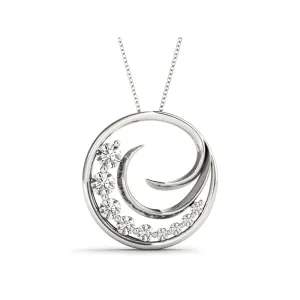 Moon Journey Diamond Pendant